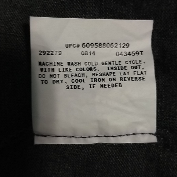 AB Studio lightweight 3/4 sleeved black & Grey  sweater - Picture 5 of 5